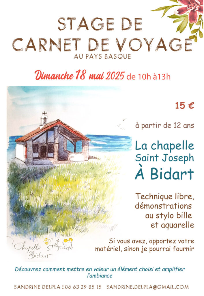 Affiche du stage de mai